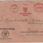 DR - Leipzig 1935 8 Pfg. AFS "Polizeipräsidium" Ortsbrief