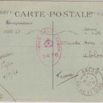 England/Frankreich - Le Havre Ansichtskarte/Feldpost APO No.1 nach Ablon 1917