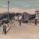England/Frankreich - Le Havre Ansichtskarte/Feldpost APO No.1 nach Ablon 1917