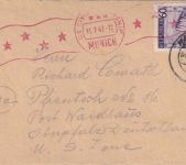 Österreich - 60g Landschaften Zensurbrief Hartberg - Pfrentsch/Waidhaus 1947