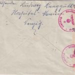 Frankreich - 2x1 Fr. Iris u.a. Zensurbrief Nancy - Saargemünd 1941