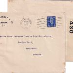 England - 2 1/2 P. George VI. Zensurbrief n. DÄNEMARK Glasgow - Svendborg 1940