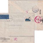 Norwegen - 45 Ö. Burg Akershus Luftpost-Zensurbrief Oslo - Nürnberg 1940