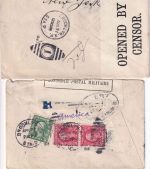 USA - Brooklyn 1916 2 Zensurbriefe n. Berlin (Hilfsverein d. deutschen Juden)