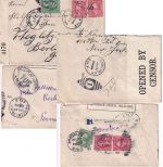 USA - Brooklyn 1916 2 Zensurbriefe n. Berlin (Hilfsverein d. deutschen Juden)