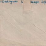 All.Bes. - 24 Pfg. Ziffer Zensurbrief Ulm - Internierungslager Ludwigsburg 1946