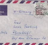 Ostafrik. Gemeinschaft - 1'30 Sh. Olympiade Mexico Luftpostbrief Arusha 1968