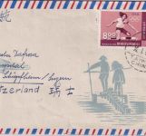 Taiwan - 8 $. Olympiade Mexico Luftpostbrief i.d. SCHWEIZ Taitung 1969