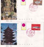 Japan - Olympiade 1964 Tokyo Satz/5 Schmuck-FDC