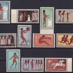 Griechenland - Olympiade 1960 Rom Satz/11 Werte postfrisch