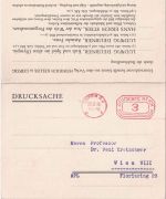 DR - Leipzig 1936 3 Pfg. PFS Drucksachenkarte (Olympia) n. ÖSTERREICH