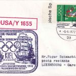 BRD - Kiel 1972 Großseglertreffen SST + Cachet Bundesmarine Medusa/Y 1655