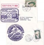 BRD - Kiel 1972 Großseglertreffen SST + Cachet Bundesmarine Gefion/Y 1654