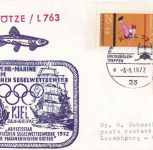 BRD - Kiel 1972 Großseglertreffen SST + Cachet Bundesmarine MzL Plötze/L 763