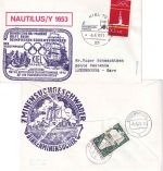 BRD - Kiel 1972 Großseglertreffen SST + Cachet Bundesmarine Nautilus/Y 1653