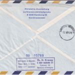 BRD - Hamburg 1971 SST Ausstellung Lufthansa u. Olympiade Luftpostbrief