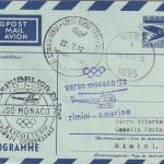 Österreich - 5 S. Ganzsache/Aerogramme Zuleitungspost/Hubschrauberpost Wien 1972