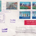 Finnland - Olympia LH-Sonderflug 1972 Zuleitungspost Kiel/München