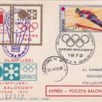 Polen - Olympiade 1972 Sonder-Ballonpost Schmuckkuvert SST Poznan
