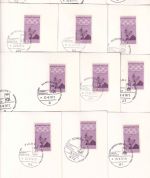 BRD - Olympiade 1972 Olympia Fackellauf 12 versch. Sonderstempel a. Karten