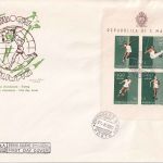 San Marino - Olympiade 1960 Rom 3 Blockausgaben je auf Schmuck-FDC + ESST