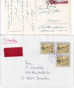 DDR - Leipziger Messe 1953/1990 interessantes Lot von 25 Belegen