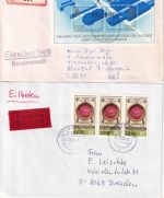 DDR - Leipziger Messe 1953/1990 interessantes Lot von 25 Belegen