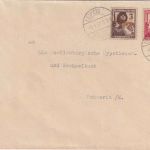 DR - Leipzig-Meßplatz 9.4.37 teilaptierter Tagesstempel Brief n. Schwerin
