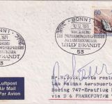 BRD - Bonn 1971 SST Friedensnobelpreis W. Brandt Lupo-Brief/Zuleitungspost