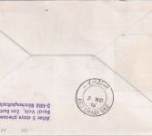 Schweden - 90 Ö. Nobelpreis Schiffspost/Zuleitung Lufthansa-Erstflug 1976