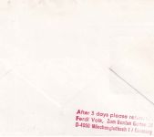 Tschad - 30+60 Fr. Weihnachten 1976 Luftpostbrief/Zuleitungspost Djamena 1977