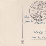 Österreich - Christkindl 20.12.1953 SST Weihnachtskarte n. Melk