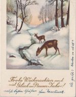 Österreich - Christkindl 20.12.1953 SST Weihnachtskarte n. Melk