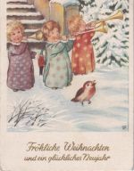 Österreich - Christkindl 18.12.1954 SST Weihnachtskarte n. Graz