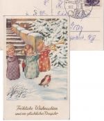 Österreich - Christkindl 18.12.1954 SST Weihnachtskarte n. Graz
