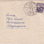 Österreich - Christkindl 23.12.1954 SST Drucksache n. Klagenfurt