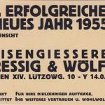 Österreich - Christkindl 20.12.1954 SST Firmen-Neujahrskarte n. Wien