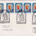 Österreich - 5x3 S. St. Nikolaus Einschreibebrief/FDC SST Pram - Graz 25.11.83