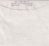 Ägypten - 2x10 M. Rakete Luftpostbrief Cairo - Berlin 11.12.1962