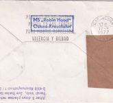 Polen - 500. Geb. Kopernikus Luftpostbrief/LH-Erstflug Zuleitungspost 1977