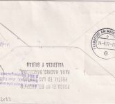 Ungarn - 4 Ft. u.a. Weltraumforschung Lupo-Brief/LH-Erstflug Zuleitungspost 1977