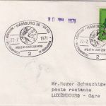 BRD - Hamburg Ausstellung Weltraumphotos SST Drucksache n. LUXEMBURG 1971