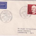 BRD - Bremen 1968 30. Todestag F.W. Sander Luftpostbrief n. LUXEMBURG 1968