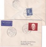 BRD - Bremen 1968 30. Todestag F.W. Sander Luftpostbrief n. LUXEMBURG 1968
