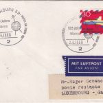 BRD - Hamburg 1969 125 J. Morse Luftpostbrief n. LUXEMBURG 1968