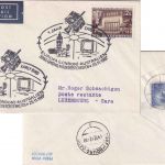 Österreich - Gmünd 1967 1 J. Early Bird Satellit Luftpostbrief n. LUXEMBURG 1968