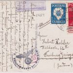 Portugal - 1,75 E. 5. Int. Winzer-Kongress u.a. Lupo-Zensurkarte Lissabon 1941