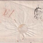 Schweiz/Italien - Wohlen 1848 Portobrief n. Florenz Transit-K2 "Austria"