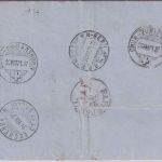 Schweiz - 20 Rp. sitz. Helvetia Chargebrief Fluntern - Eschenbach 1871
