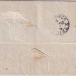 Schweiz - 20 Rp. sitz. Helvetia Chargebrief Fingerhut-K1 Affoltern - Zürich 1866